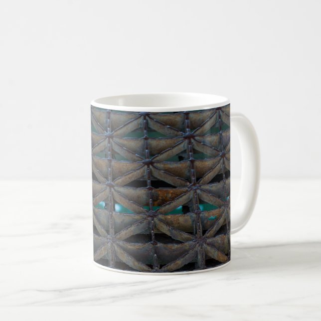 Taza de café abstracta del puente de Dusable (Anverso derecho)