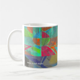 taza de café abstracta rescatada