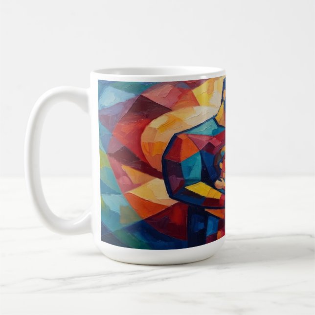 Taza De Café Abstracto (Izquierda)