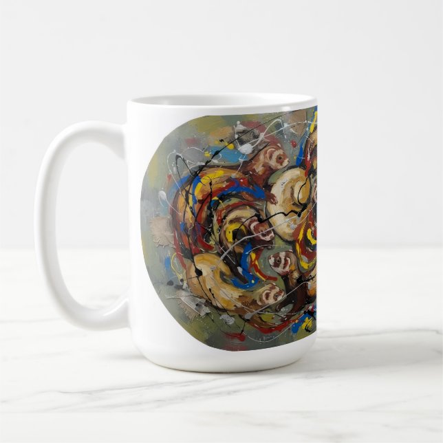Taza De Café Abstracto (Izquierda)