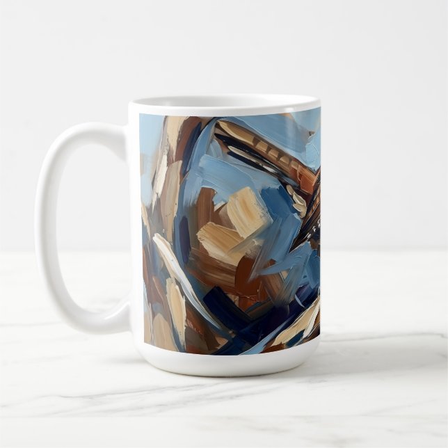 Taza De Café Abstracto (Izquierda)