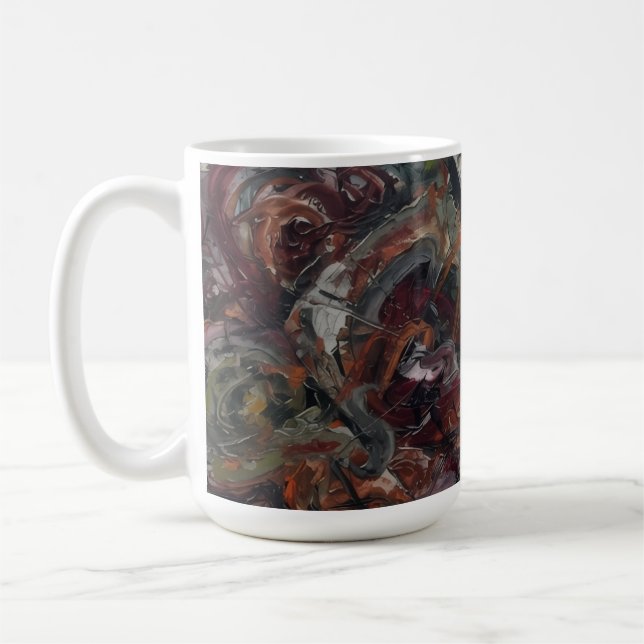 Taza De Café Abstracto (Izquierda)