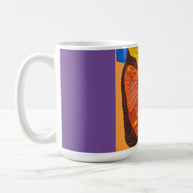Taza De Café Abstracto aborigen Art Vol. 09 (Izquierda)