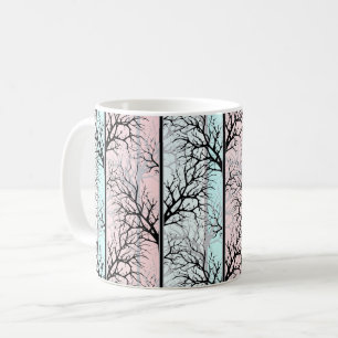 Taza De Café Abstracto, árboles