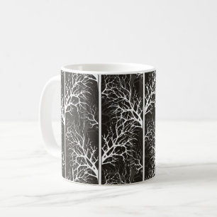 Taza De Café Abstracto blanco y negro