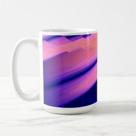 TAZA DE CAFÉ ABSTRACTO DE AGUA DE CAÍDA DE AGUA