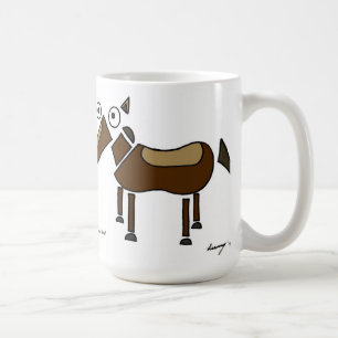 Taza De Café Abstracto de Horse Mug