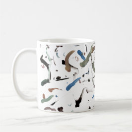 Taza De Café Abstracto moderado elegante café Mug