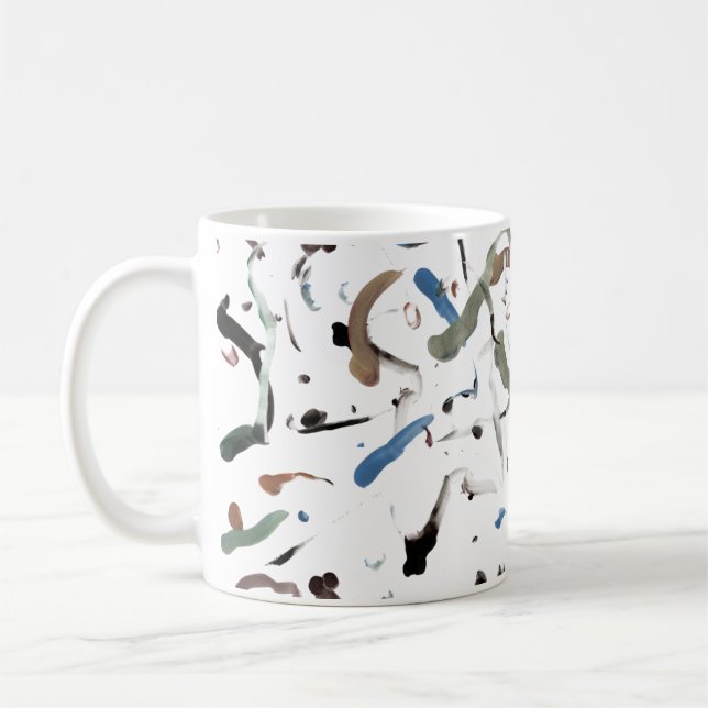 Taza De Café Abstracto moderado elegante café Mug (Izquierda)