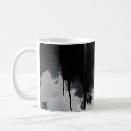 Taza De Café Abstracto Oscuro