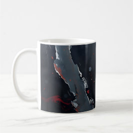Taza De Café Abstracto Oscuro