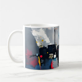 Taza De Café Abstracto Oscuro