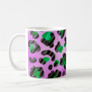 Taza De Café Abstracto Pincel de dibujo de mano sin inconvenien
