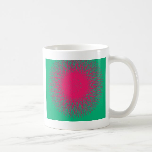 Taza De Café abstracto rosa (Derecha)