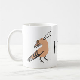 Taza De Café Abubilla Toscana Italia Observación de Aves
