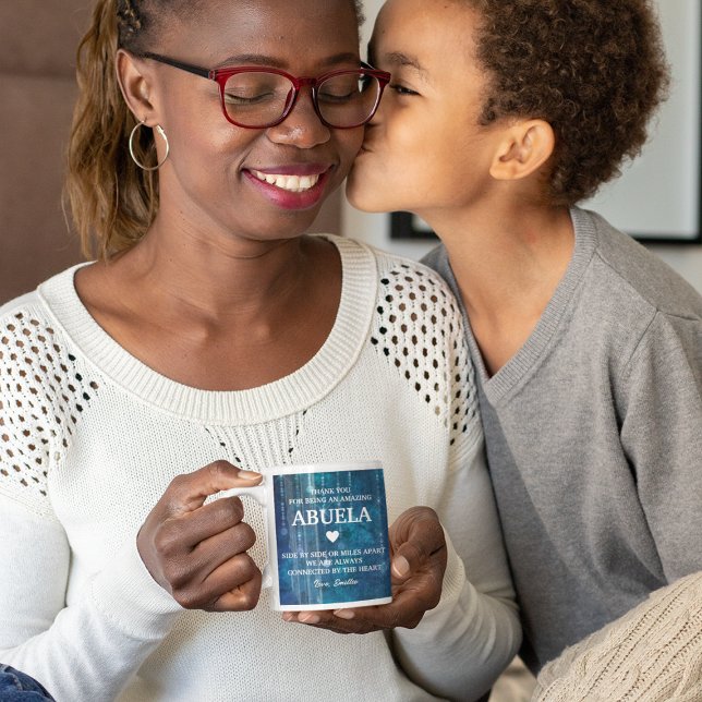 Taza De Café Abuela Abuela Abuela Española Gracias Personalizad (Abuela Spanish Grandma Thank You Message Custom Coffee Mug
)