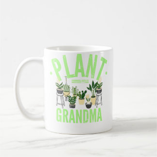 Taza De Café Abuela Amante de las Plantas Mujer Jardinería para
