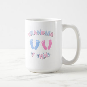 Taza De Café Abuela, amo a mis gemelos