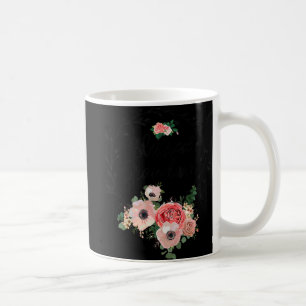 Taza De Café Abuela Bendita Para Las Mujeres Decoración Flores 
