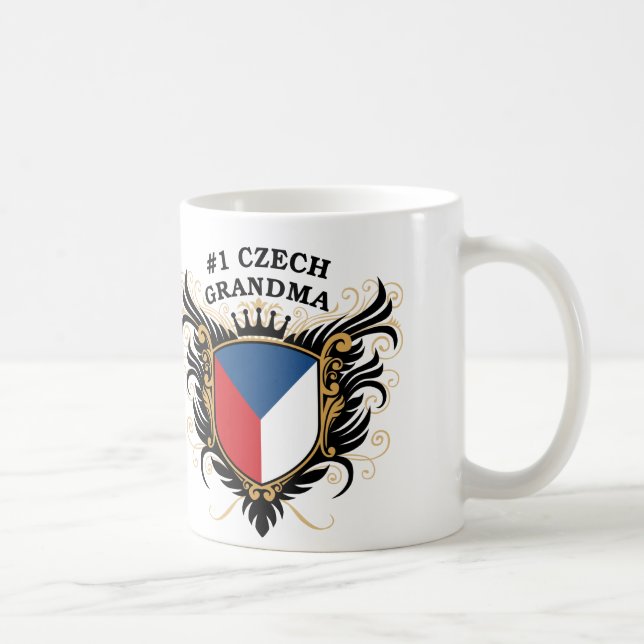 Taza De Café Abuela checa del número uno (Derecha)