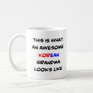 Taza De Café abuela coreana, impresionante
