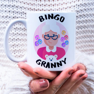 Taza De Café Abuela de Bingo Graciosa abuela bingo