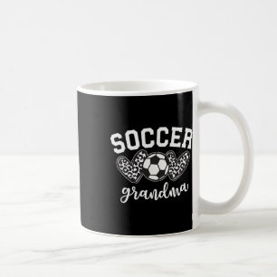 Taza De Café Abuela de fútbol Abuela de fútbol Día del juego Dí