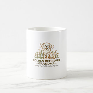 Taza De Café Abuela de Golden Retriever