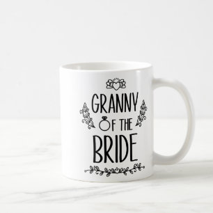 Taza De Café Abuela de la novia grupo de boda familia