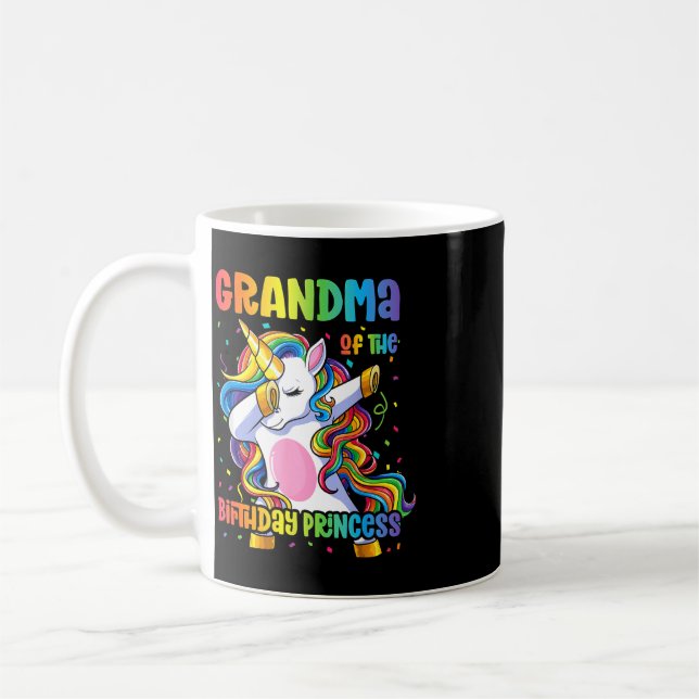 Taza De Café Abuela de los dos chicos rápidos de 2º cumpleaños  (Izquierda)