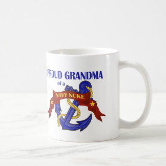 Taza De Café Abuela de un arma nuclear de la marina de guerra