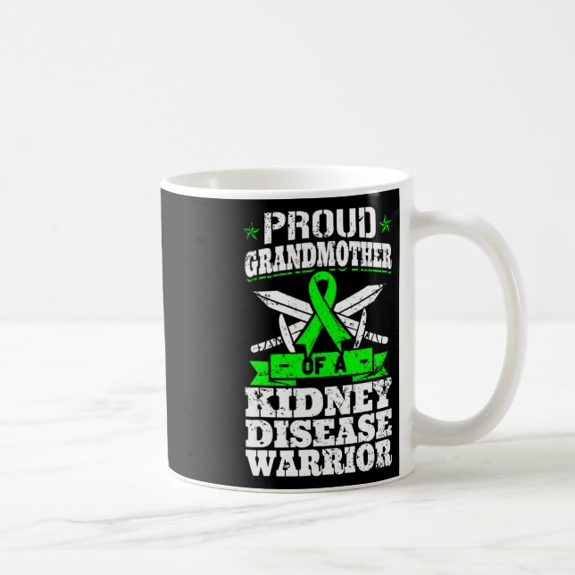 Taza De Café Abuela De Una Enfermedad Renal Conciencia Guerrera (Derecha)