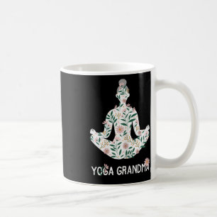 Taza De Café Abuela de Yoga Camiseta de Meditación Amante de Pi