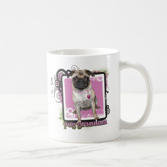 Taza De Café Abuela del barro amasado (Derecha)