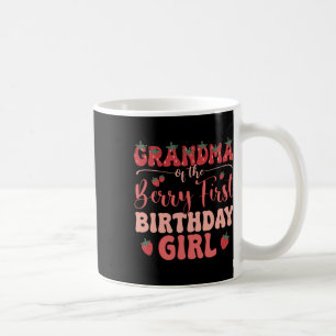 Taza De Café Abuela Del Chica De Cumpleaños Primera Familia Ber