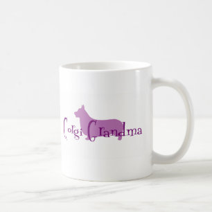 Taza De Café Abuela del Corgi del Pembroke