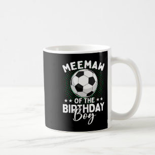 Taza De Café Abuela Del Cumpleaños Del Niño Futbolista Cumpleañ