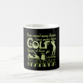 Taza De Café Abuela del golf