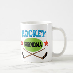 Taza De Café Abuela del hockey