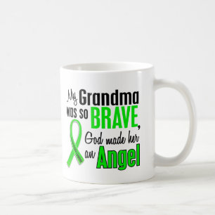 Taza De Café Abuela del linfoma Non-Hodgkin del ángel 1