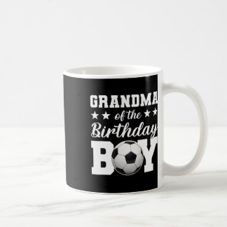 Taza De Café Abuela Del Niño Cumpleañero Cumpleaños De Fútbol F