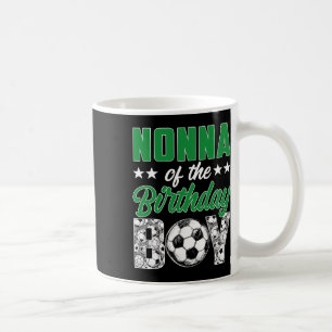 Taza De Café Abuela Del Niño Cumpleañero Fútbol Familia Combina