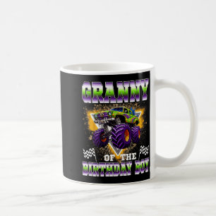 Taza De Café Abuela del niño de cumpleaños Camión Monstruo Cump