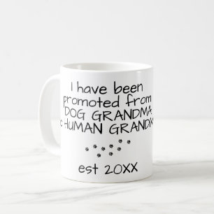 Taza De Café Abuela del perro a la abuela humana