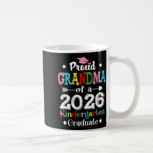 Taza De Café Abuela divertida y orgullosa de una clase de kínde