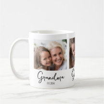 Abuela establecida año 3 fotos personalizables