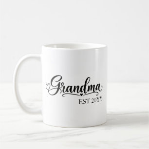 Taza De Café Abuela Establecida con año