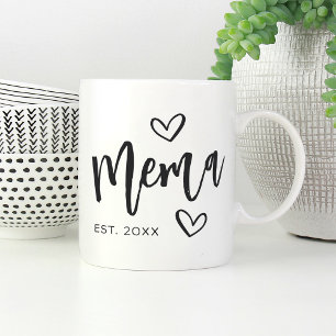 Taza De Café Abuela establecida en el año de Mema