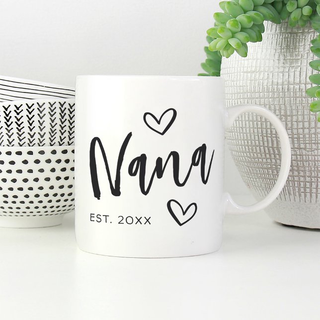 Taza De Café Abuela establecida en el Año Nana (Subido por el creador)