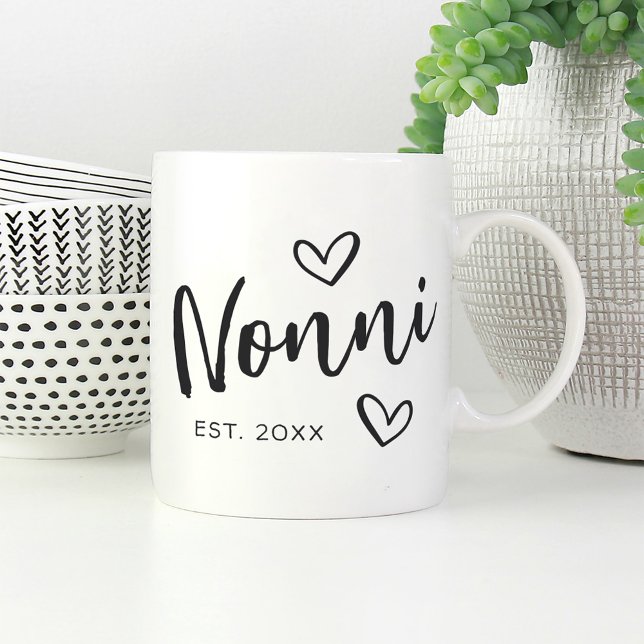 Taza De Café Abuela establecida en el año nonni (Subido por el creador)